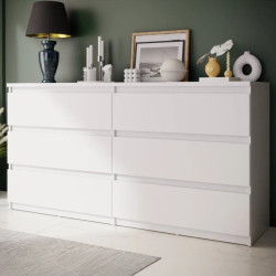 Komoda 6S Chelsea CHLK26-U42 Biały Meble Forte