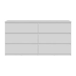 Komoda 6S Chelsea CHLK26-U42 Biały Meble Forte