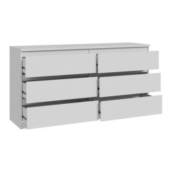 Komoda 6S Chelsea CHLK26-U42 Biały Meble Forte