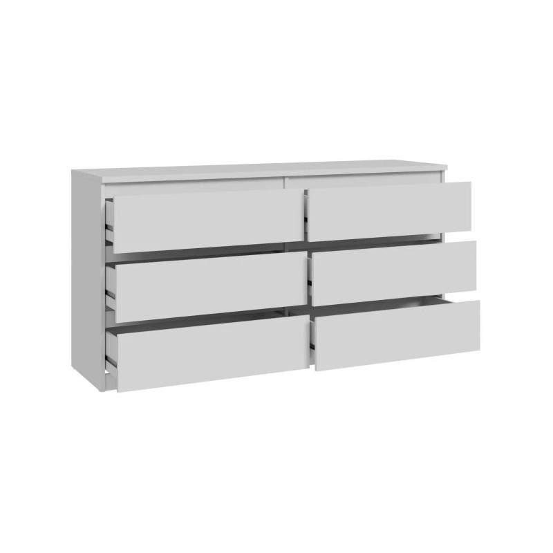 Komoda 6S Chelsea CHLK26-U42 Biały Meble Forte