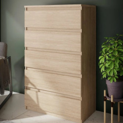 Komoda 5S Chelsea CHLK45-D30F Dąb Sonoma Meble Forte