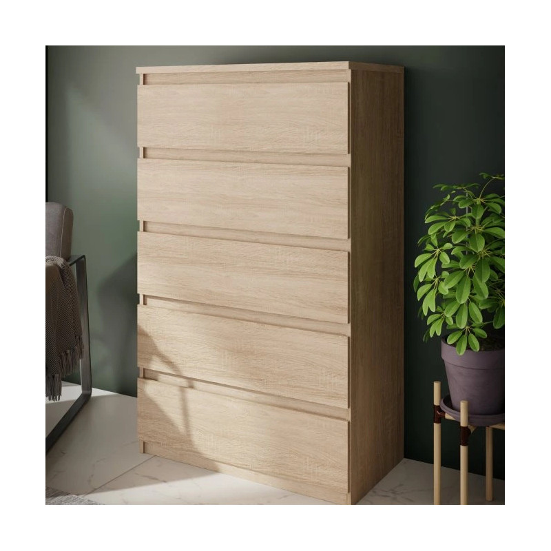 Komoda 5S Chelsea CHLK45-D30F Dąb Sonoma Meble Forte