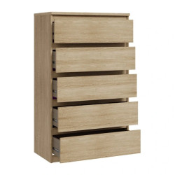 Komoda 5S Chelsea CHLK45-D30F Dąb Sonoma Meble Forte