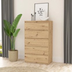 Komoda 5S Chelsea CHLK45-D78 Dąb Artisan Meble Forte