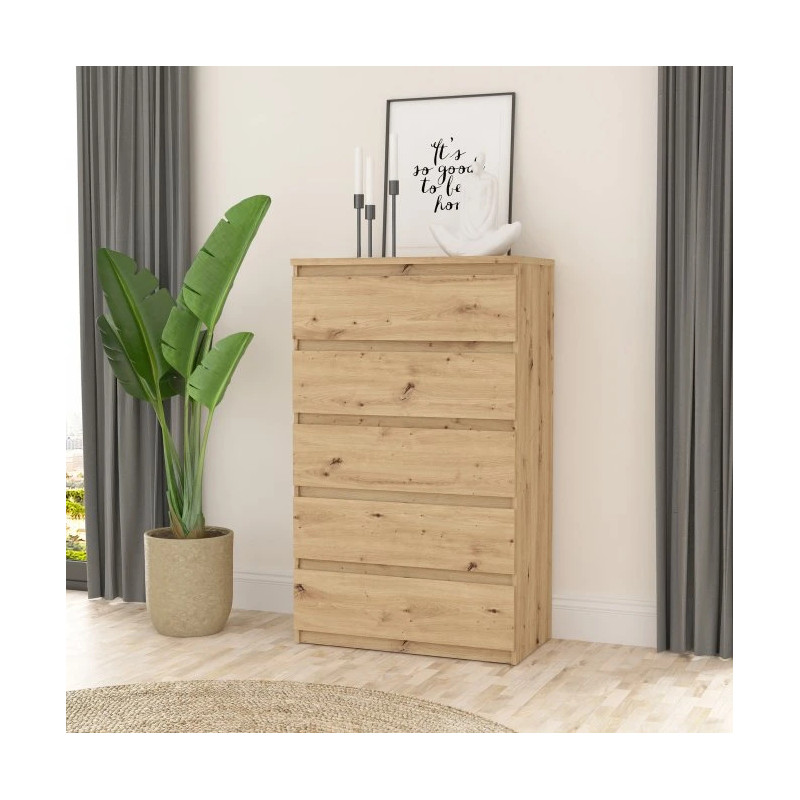 Komoda 5S Chelsea CHLK45-D78 Dąb Artisan Meble Forte