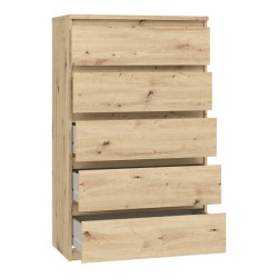 Komoda 5S Chelsea CHLK45-D78 Dąb Artisan Meble Forte