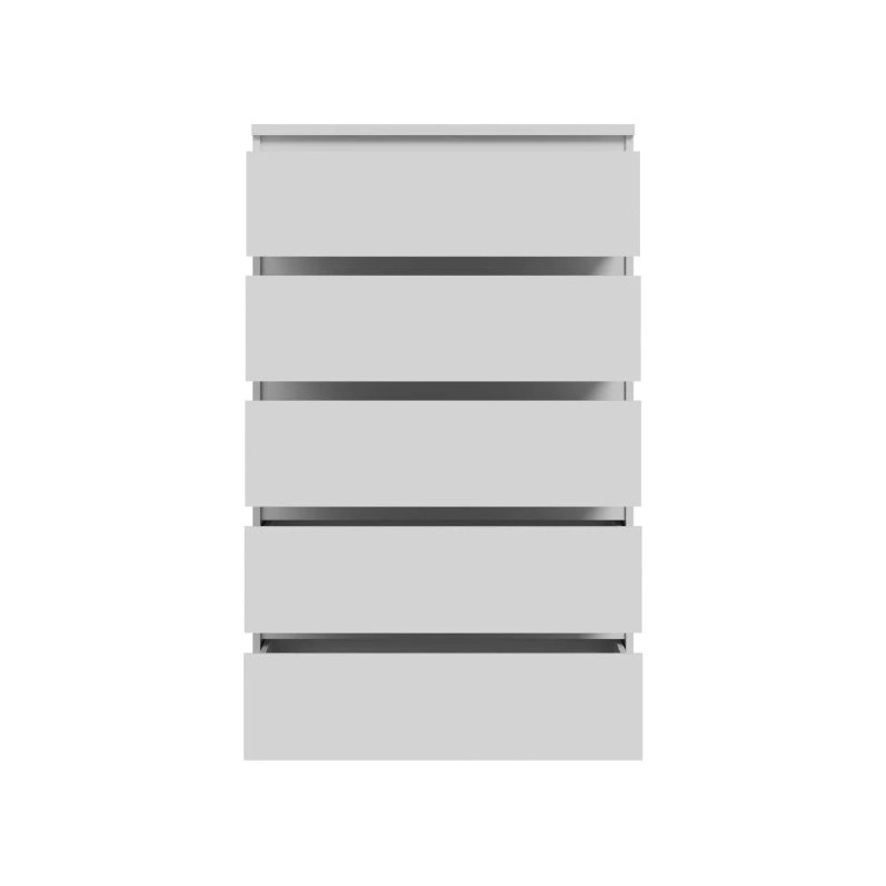 Komoda 5S Chelsea CHLK45-U42 Biały Meble Forte