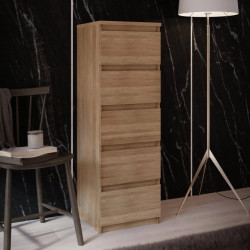 Komoda wysoka 5S Chelsea CHLK452-D30F Dąb Sonoma Meble Forte