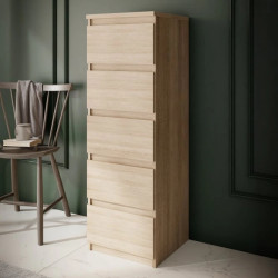 Komoda wysoka 5S Chelsea CHLK452-D30F Dąb Sonoma Meble Forte