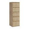 Komoda wysoka 5S Chelsea CHLK452-D30F Dąb Sonoma Meble Forte
