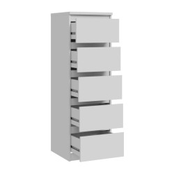 Komoda wysoka 5S Chelsea CHLK452-U42 Biały Meble Forte