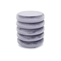 Pufa Calvi Velvet z pojemnikiem szary tap.252 (46x40)