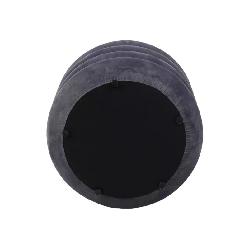 Pufa Calvi Velvet z pojemnikiem szary tap.252 (46x40)