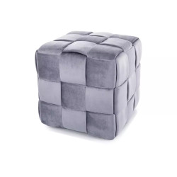 Pufa Casel Velvet szary tap.252 (42x42x42)