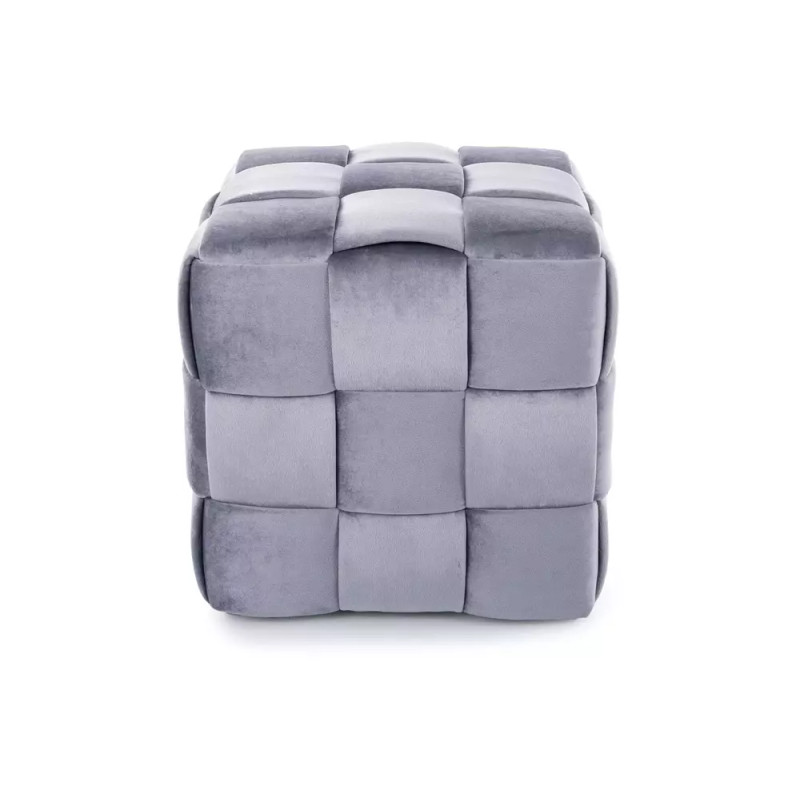 Pufa Casel Velvet szary tap.252 (42x42x42)