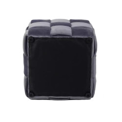 Pufa Casel Velvet szary tap.252 (42x42x42)