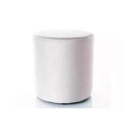 Pufa Doti C Velvet Bluvel 03 - jasny szary (36x33x33)