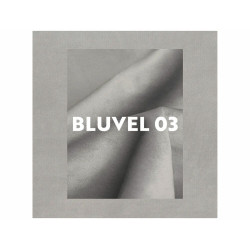 Pufa Doti C Velvet Bluvel 03 - jasny szary (36x33x33)