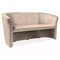 Sofa TM-3 Velvet 3-osobowa Bluvel 28 - beż