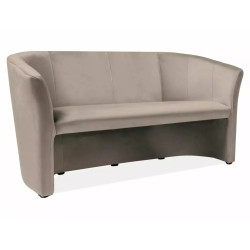 Sofa TM-3 Velvet 3-osobowa Bluvel 40 - ciemny beż