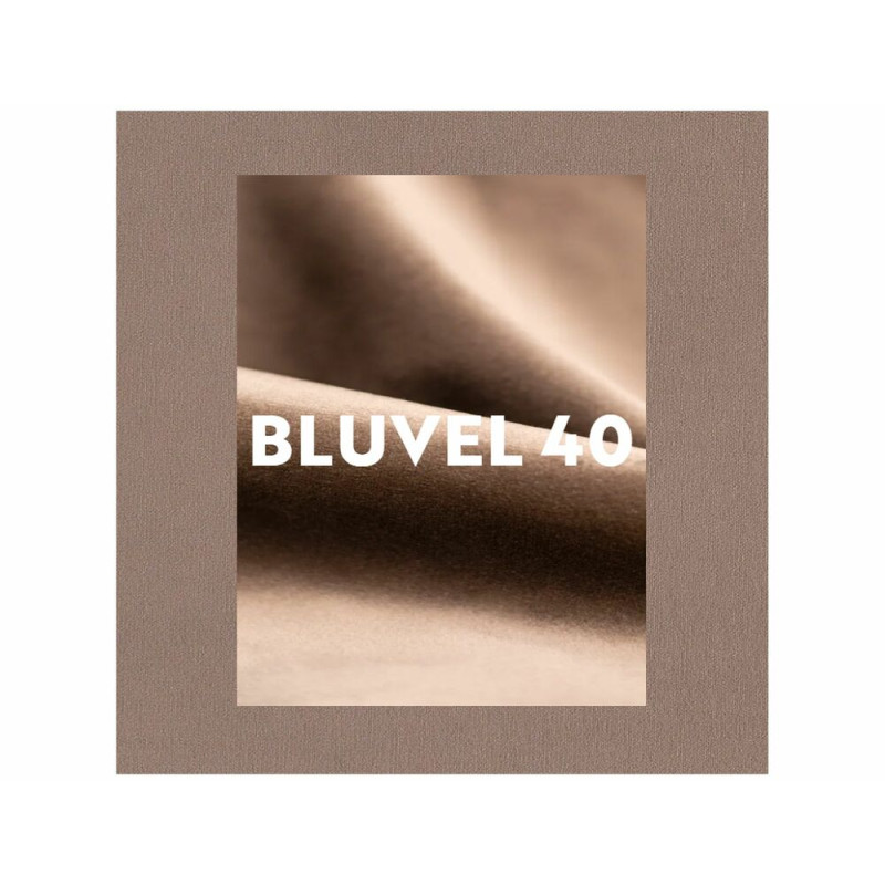 Sofa TM-3 Velvet 3-osobowa Bluvel 40 - ciemny beż