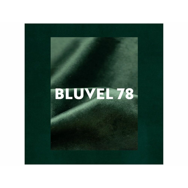 Sofa TM-3 Velvet 3-osobowa Bluvel 78 - zielony