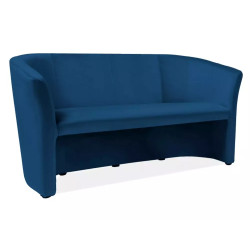 Sofa TM-3 Velvet 3-osobowa Bluvel 86 - granat