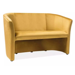 Sofa TM-2 Velvet 2-osobowa Bluvel 68 - curry