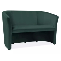 Sofa TM-2 Velvet 2-osobowa Bluvel 78 - zielony