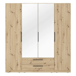 Nowoczesna szafa CADIXO Dąb Artisan 200 cm | Sklep z meblami Domowanie