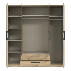 Nowoczesna szafa CADIXO Dąb Artisan 200 cm | Sklep z meblami Domowanie