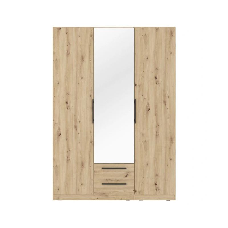 Szafa z lustrem i szufladami 150 cm Cadixo CDXS83S-D78 Dąb Artisan Meble Forte