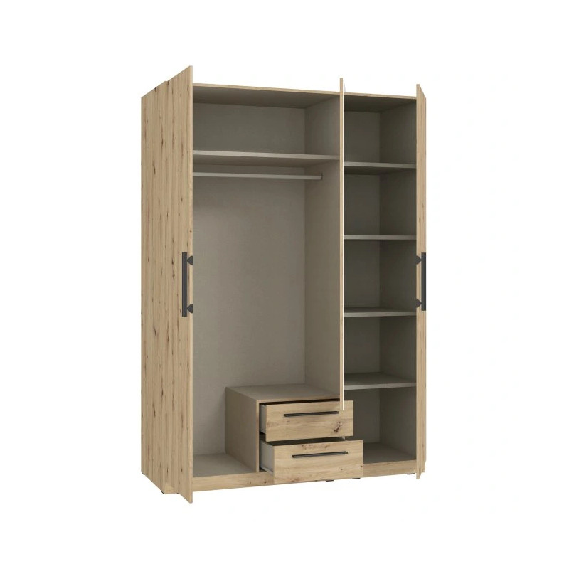 Szafa z lustrem i szufladami 150 cm Cadixo CDXS83S-D78 Dąb Artisan Meble Forte