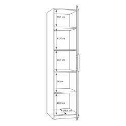 Szafa wąska słupek Cadixo CDXS81-D78 Dąb Artisan Meble Forte