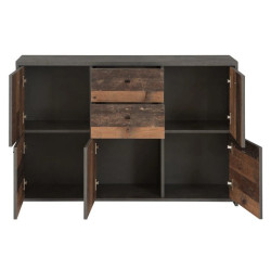 Komoda Best Chest SQNK233-C764 Beton/Old-Wood Vintage Meble Forte