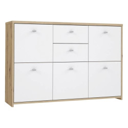 Komoda Best Chest SQNK233-C804 Biały/Dąb Artisan Meble Forte