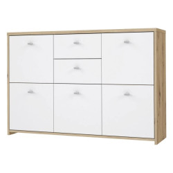 Komoda Best Chest SQNK233-C804 Biały/Dąb Artisan Meble Forte