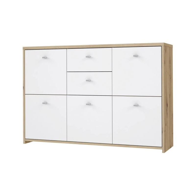 Komoda Best Chest SQNK233-C804 Biały/Dąb Artisan Meble Forte