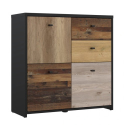 Komoda 2S3D Best Chest SQNK223-C604 Old-Wood Vintage Meble Forte