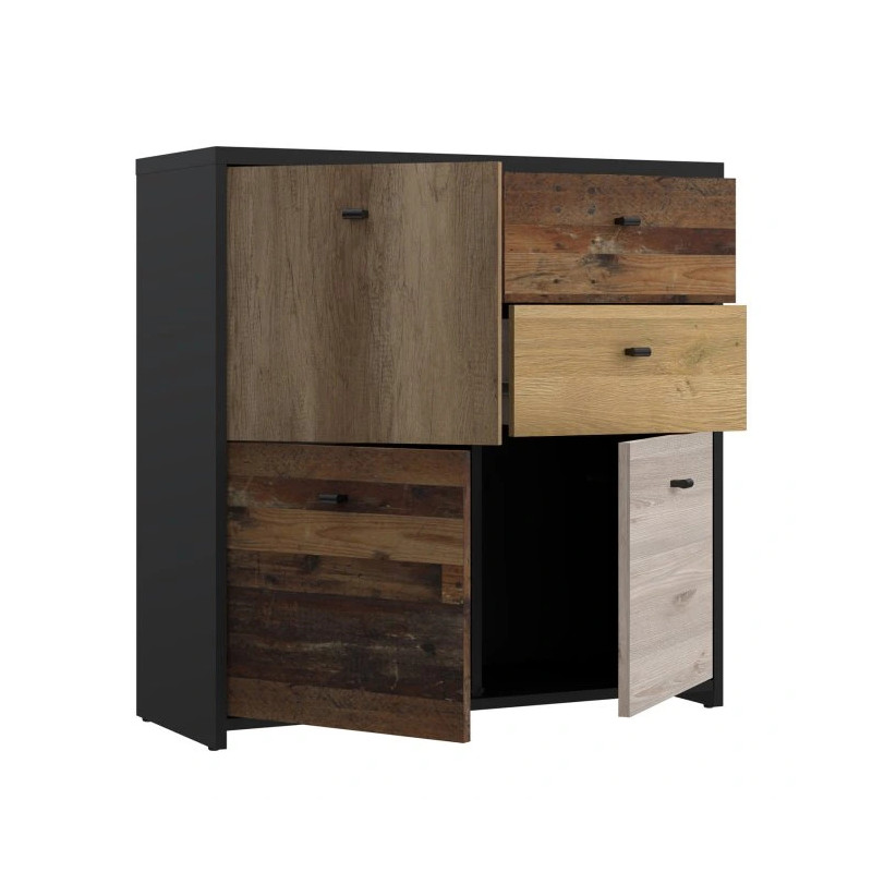 Komoda 2S3D Best Chest SQNK223-C604 Old-Wood Vintage Meble Forte