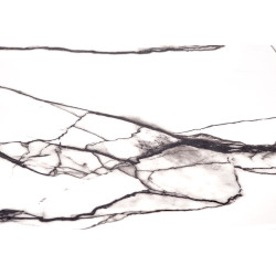 Elegancki rozkładany stół Lucino biały marmur