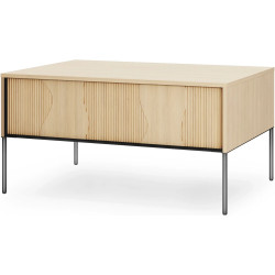 Stolik kawowy FW-06 Flow Dąb Vincenza Bielona/Czarny Lenart