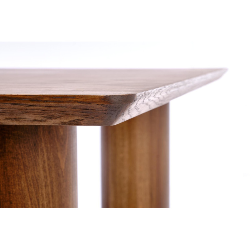 Rozkładany stół Meltonia jasny orzech