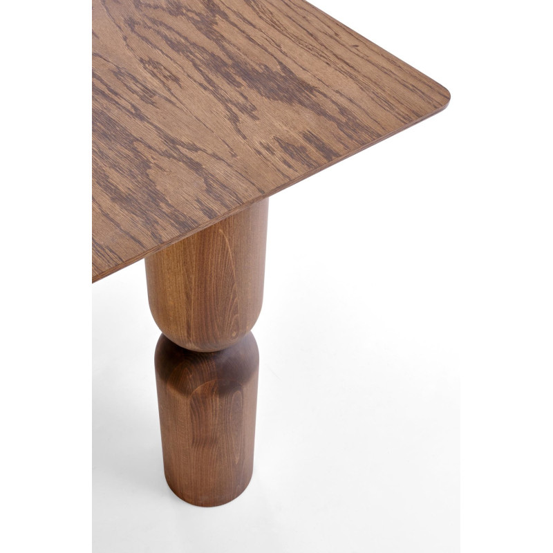 Rozkładany stół Meltonia jasny orzech