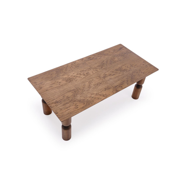 Rozkładany stół Meltonia jasny orzech