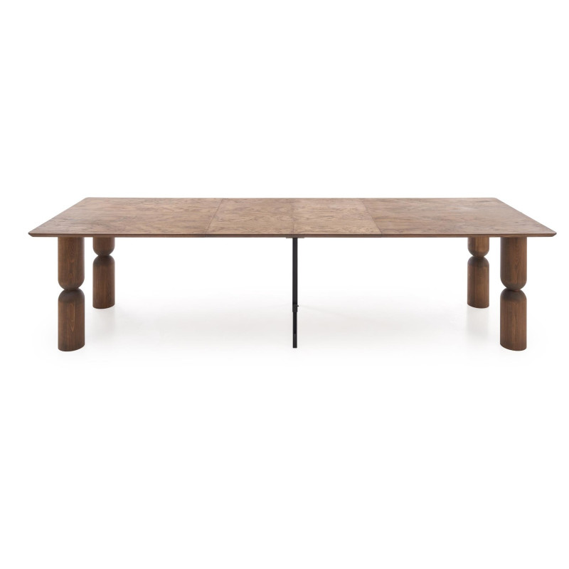 Rozkładany stół Meltonia jasny orzech