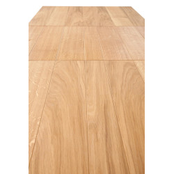 Rozkładany stół FIESTANO dąb naturalny/czarny