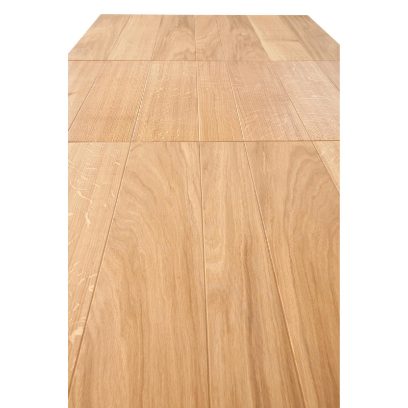 Rozkładany stół FIESTANO dąb naturalny/czarny