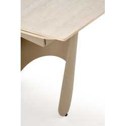 Rozkładany stół SALIXO trawertyn/kaszmir