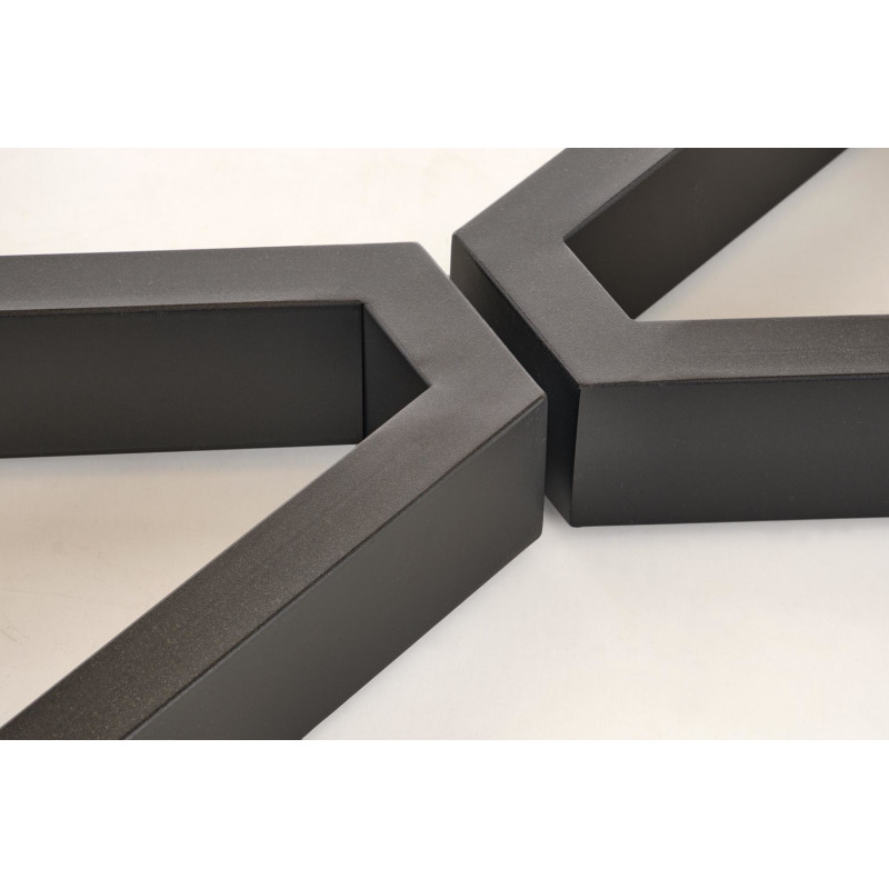 Rozkładany stół MASSIVO 2 dąb naturalny/czarny